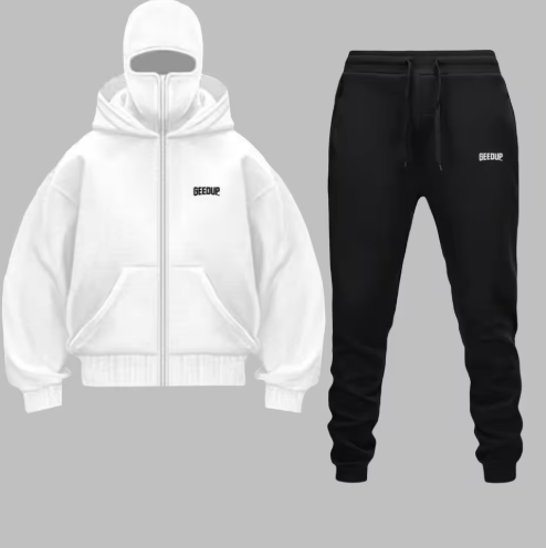 Set di felpe con cappuccio con cerniera da uomo autunno inverno 2025.